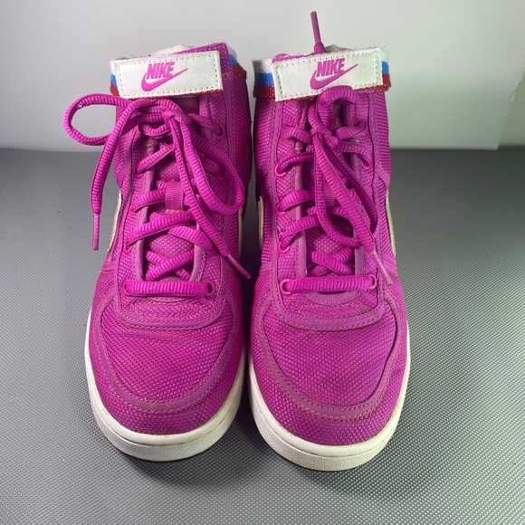Nike Vandal High Supreme (GS) Girls Kids Size 4Y AH5253-500 Purple Pink Fuchsia - Picture 2 of 6